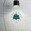 MDF Printed Wall Clock HJEW-WH0058-021-6