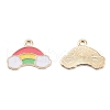 Alloy Enamel Pendants PALLOY-K007-02KCG-1