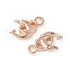 Alloy Dolphin Pendants TIBEP-20596-RG-NR-3