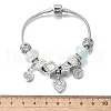 Alloy European Beads Charm Bracelets BJEW-F495-11P-3