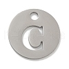 Non-Tarnish 304 Stainless Steel Pendants STAS-F233-M-P01-A-C-1