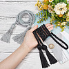 Gorgecraft 2Pcs 2 Style Polyester Tassel Big Pendant Decorations FIND-GF0004-12-4