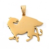 PVD Vacuum Plating 316 Surgical Stainless Steel Pendants STAS-Z044-01G-2