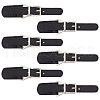 Fingerinspire 6 Sets PU Imitation Leather Sew on Toggle Buckles FIND-FG0001-87-1