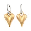 Two Tone Brass Hoop Earrings for Women EJEW-U055-20B-G-2