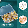 Brass Magnetic Slide Lock Clasps FIND-TA0001-10-17