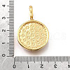 Brass Micro Pave Cubic Zirconia & Enamel Pendants KK-R222-11G-05-3