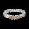 Alloy Crystal Rhinestone & Plastic Imitation Pearl Beaded Waist Belly Chains for Women FS-WG4F3BE-05-1