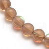 Synthetic Moonstone Beads Strands G-F142-10mm-04-3