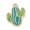 Alloy Enamel Pendants ENAM-Z010-15KCG-1