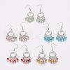 Tibetan Style Chandelier Earrings EJEW-JE00535-1