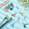 Silicone Pendant Decoration for Pen HJEW-FG00006-5