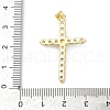 Brass Micro Pave Cubic Zirconia Pendants KK-D317-105G-06-3