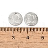 304 Stainless Steel Charms STAS-L025-003P-3