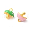 Alloy Enamel Charms FIND-U033-04G-2