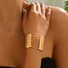 Elegant Brass Rectangle Link Bracelets GP1027-1