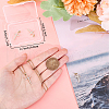 Beebeecraft 4Pcs Brass Micro Pave Clear Cubic Zirconia Pendants ZIRC-BBC0003-03G-3