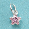 925 Sterling Silver Birthstone Charms STER-G035-01C-04-1