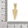 Brass Shell Pendants KK-D328-25G-3