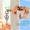 10Pcs 10 Styles Cross Silicone Focal Beads SIL-YW0001-26-6