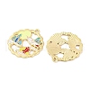 Rack Plating Alloy Pendants FIND-M020-06G-01-2