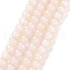 Baking Painted Glass Beads Strands DGLA-R053-01C-1