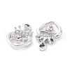 Alloy Rhinestone Pendants ALRI-C008-14P-2