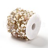 Natural Pearl & Mixed Stone Beaded Chains CHS-B002-01G-06-4