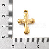 304 Stainless Steel Rhinestone Pendants STAS-D300-01G-16-3