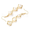 Brass Dangle Earrings EJEW-TA00650-4