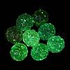 UV Plating Luminous Acrylic Beads MACR-D024-22-2