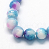 Natural Dyed Persian Jade Gemstone Bead Strands G-R271-6mm-XP19-2