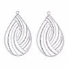 Non-Tarnish 304 Stainless Steel Filigree Pendants X-STAS-T057-06P-1