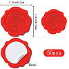 CRASPIRE Adhesive Wax Seal Stickers DIY-CP0010-69F-2
