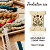 14Pcs 14 Style Plywood Thread Winding Boards WOOD-WH0060-06-2