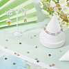 SOFPLATE 200Pcs 10 Colors Brass Rhinestone Spacer Beads RB-SP001-08A-4