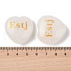 Natural Quartz Crystal Heart Engraving MBTI Figurines Statues for Home Office Desk Decorations G-K353-05L-3