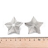 Non-Tarnish 304 Stainless Steel Stud Earring Findings X-STAS-P357-01D-P-3