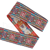 Ethnic Style Embroidery Polyester Ribbons OCOR-WH0079-40B-1