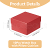 Paper Bracelet Storage Gift Box CON-WH0088-67G-2
