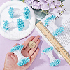 Cotton with Gypsum Artificial Flower Core for Hairpin Accessories DIY-WH20001-21B-3