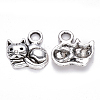 Tibetan Style Alloy Charms X-TIBEP-S319-080AS-RS-1