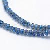 Electroplate Glass Beads Strands EGLA-J144-FR-A03-3