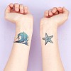 Gorgecraft 12 Sheets 12 Style Ocean Theme Cool Sexy Body Art Removable Temporary Tattoos Paper Stickers MRMJ-GF0001-36-5