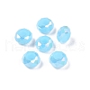 Imitation Jade Glass European Beads GPDL-N005-B14mm-A03-1