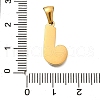 304 Stainless Steel Pendants STAS-K297-01G-J-3