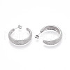 Brass Stud Earrings KK-T074-46P-3