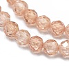 Cubic Zirconia Beads Strands G-G792-47-08C-3