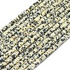Natural Dalmatian Jasper Beads Strands G-P575-B03-4x1mm-2