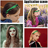 Wide Stretch Sparkling Headband OHAR-WH0001-07B-5